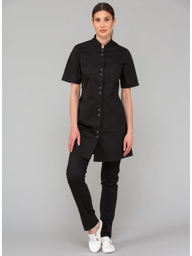 Lena-medicinska-kuta-crna-kratki-rukav