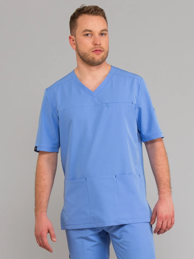 Leo-medicinska-bluza-svijetlo-plava