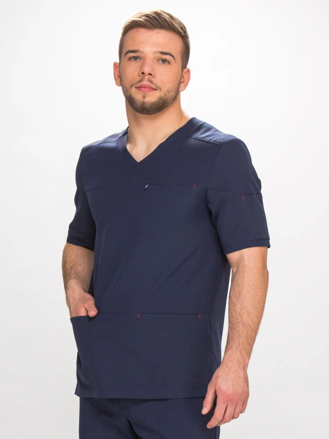 Leo-medicinska-bluza-tamno-plava