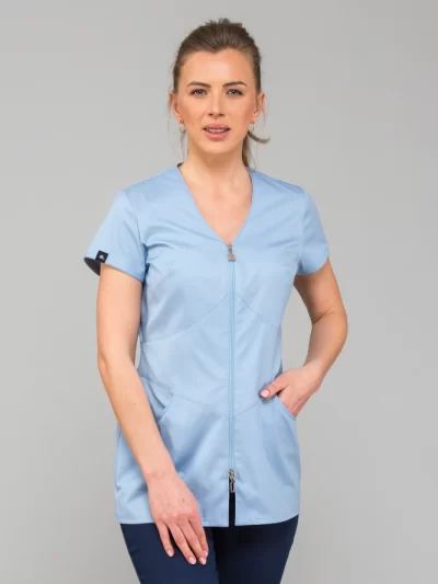 Lily-medicinska-bluza-svijetlo-plava