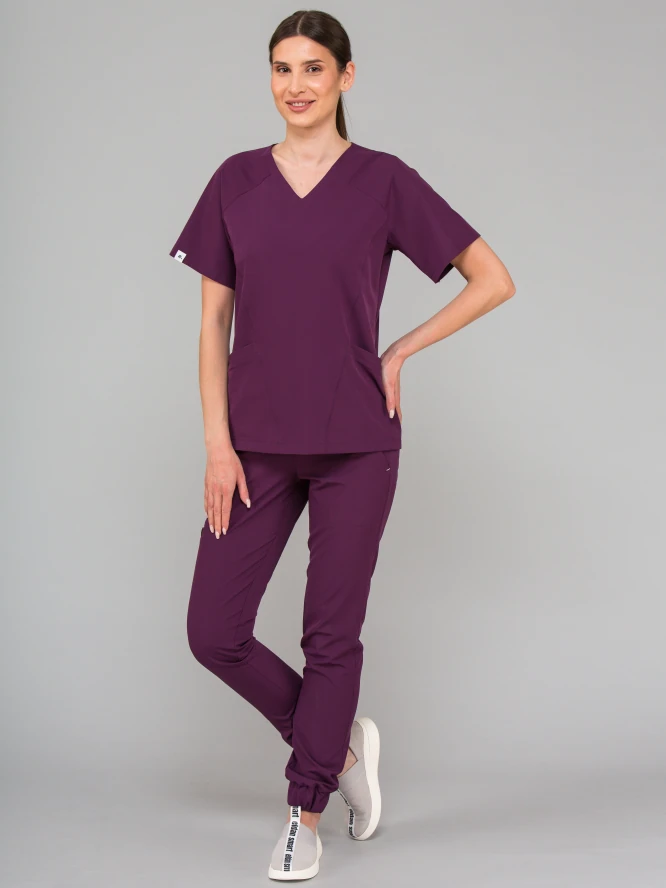 medicinske-hlače-gym-šljiva