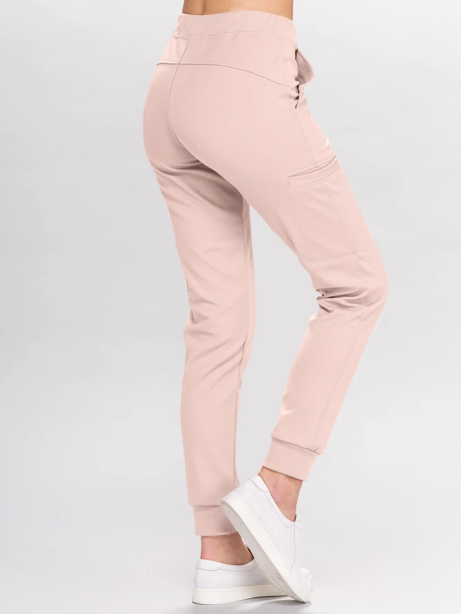 medicinske-hlace-joggers-puder-roza