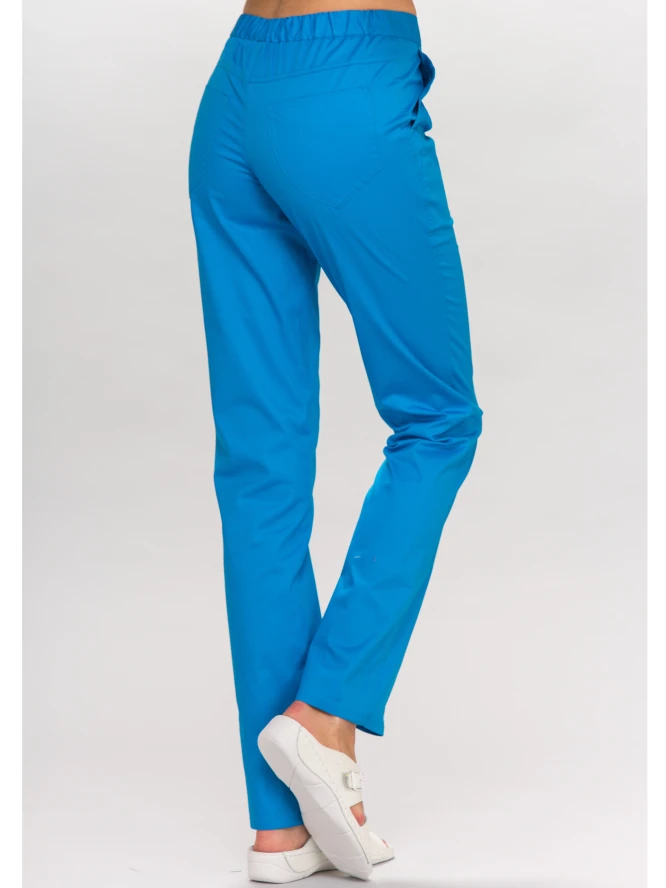 medicinske-hlace-ravne-flex-azurno-plava