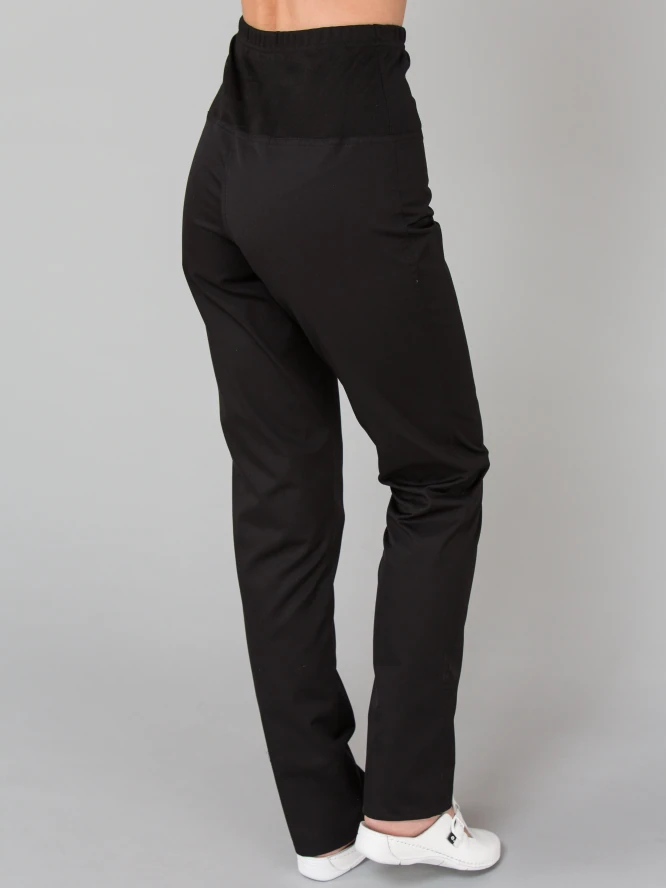 medicinske-hlace-s-rastezljivim-rubom-crna