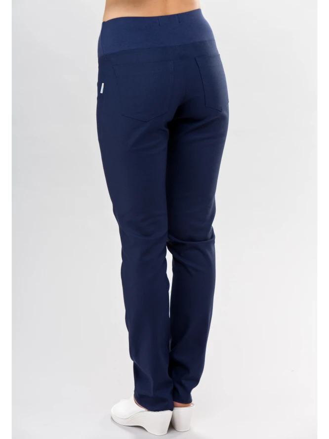 medicinske-hlace-skinny-fit-s-rastezljivim-rubom-tamno-plava